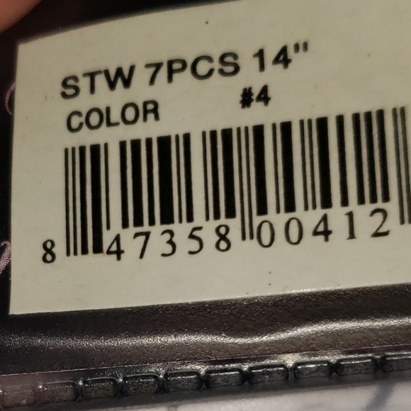 Fashion Source 100% Human Hair 14" inch Clip-Ins - Picture 6 of 6